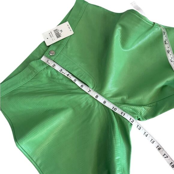 Ralph Lauren Black label 100% leather Green Pants NWT 10 - Picture 11 of 15